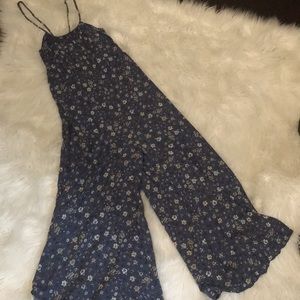 Blue floral jumper